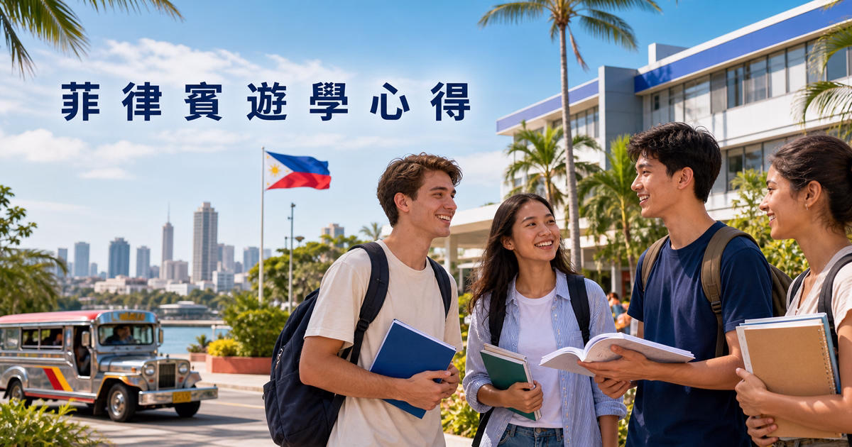 菲律賓語言學校學習環境與遊學文化交流紀錄